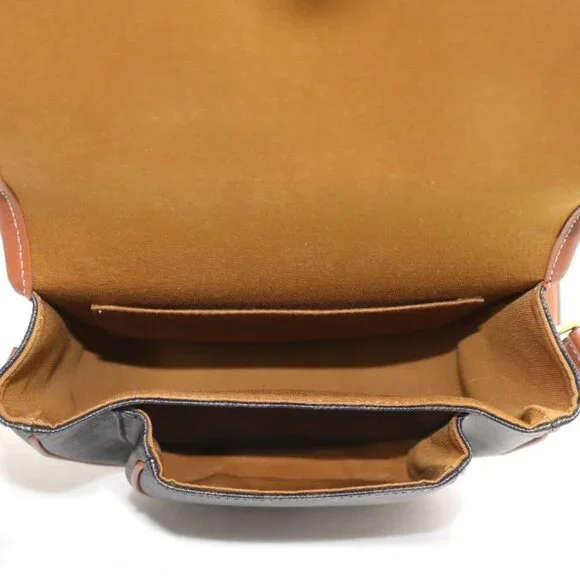 Celine Triomphe Folco Medium Shoulder Bag Brown Tan bzj.04 lu - Picture 4 of 6